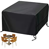 Velway Funda para Muebles de Jardín Exterior- Protectora para Mesas Cuadrada de Patio- Cubierta de Sofá Silla de Paño…